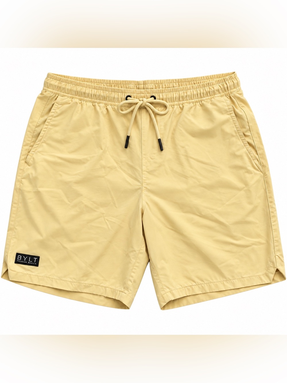 EUC BYLT BIOS Linerless 7” Shorts Men’s XL Light Yellow Performance